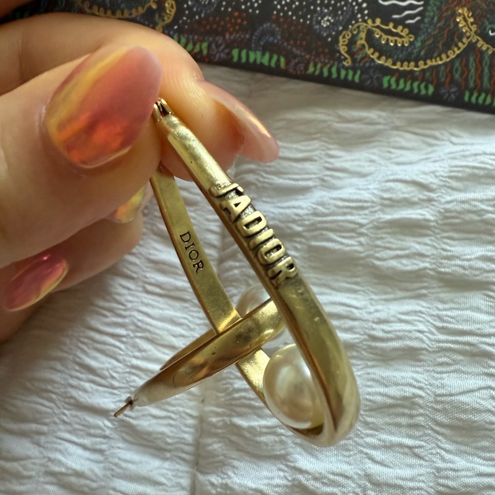 Jadior earrings Teardrop with pearl